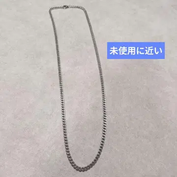 실버 체인 목걸이