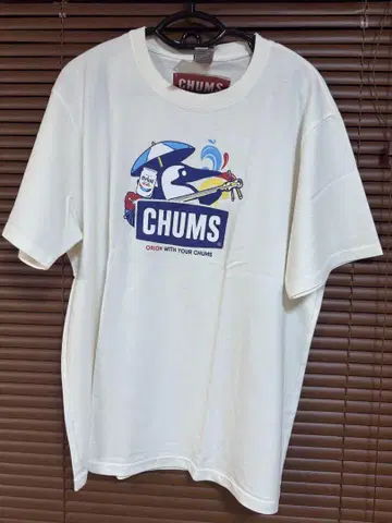 CHUMS orion 콜라보 티셔츠 XXL 오키나와 산신 화이트 미사용품