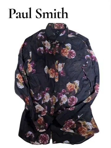 폴스미스 Paul Smith 꽃무늬 올 패턴 레어 컬러 셔츠