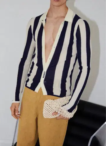 NKNIT striped pattern KNIT shirts
