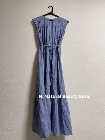 N. Natural Beauty Basic 슬리브리스 롱 원피스