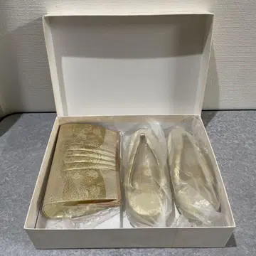 혼례 전통 예복 기모노 조리, 백 세트