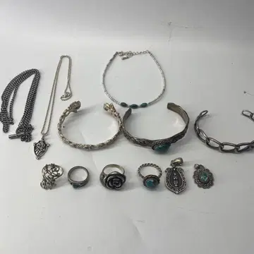 925 실버 액세서리 128g 묶음 판매
