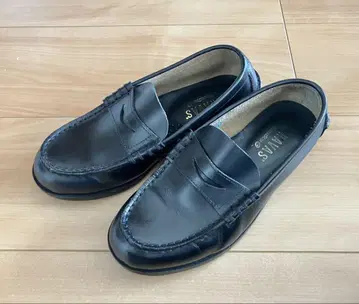 문스타 달별 천연 가죽 로퍼 통학용 23 cm 여성용 고등학교