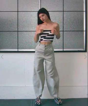 melt the lady 와이드 팬츠 커브 팬츠
