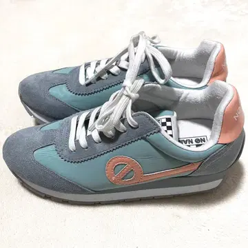 레어 컬러 NONAME 노네임 통굽 스니커즈 23.5cm 아쿠아