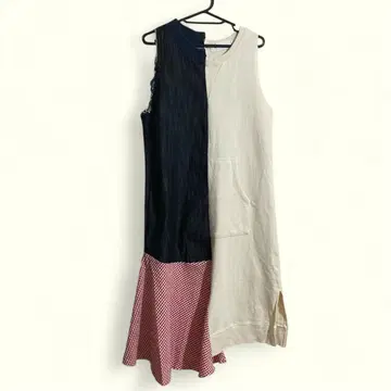 STYLENANDA 새상품 리메이크풍 디자인 비대칭 롱 원피스