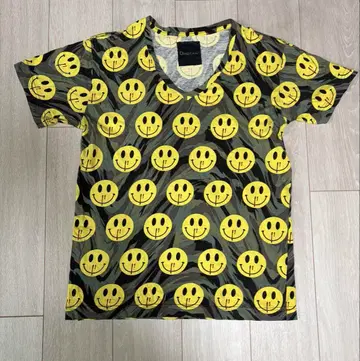 DRESS CAMP x MADSAKI 스마일 무늬 T셔츠