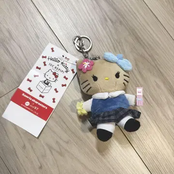 산리오 키티 andST 헤이세이 갸루 마스코트 스트랩 키링