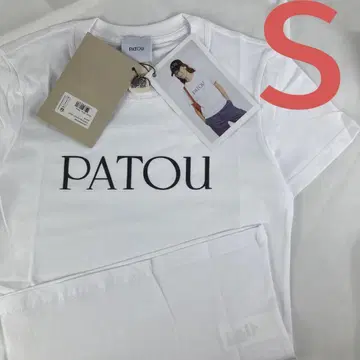 PATOU 코튼 로고 반팔 티셔츠 size S