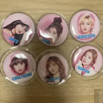 TWICE 캔뱃지 6세트