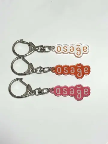 osage 굿즈 키링 3세트
