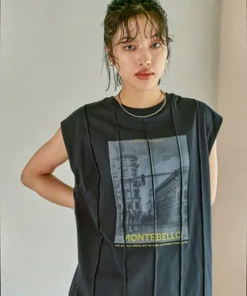 렙심 포토 프린트 BIG 프렌치 T 580737
