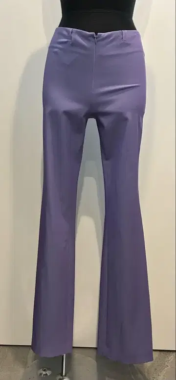 퍼플 플레어 팬츠 슬릿 포함