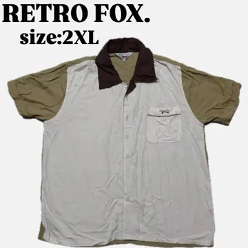 [ RETRO FOX ] 레이온 셔츠 ( 2XL ) 볼링 셔츠풍 90s