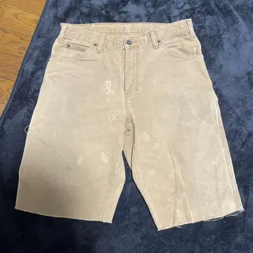 Dickies 베이지 숏팬츠