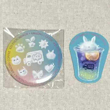 아메코 카와구치 소마 스티커 캔뱃지