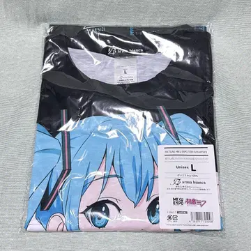 MIKU EXPO 10th 풀 그래픽 티셔츠 L 사이즈