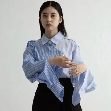 uenui 스트라이프 긴팔 셔츠
