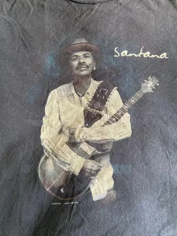 Santana Shaman 2003년 투어 티셔츠 L