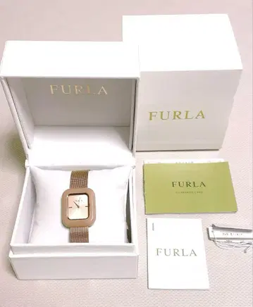 새상품급 FURLA 훌라 로즈 골드 손목시계