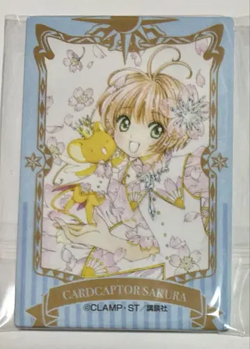 스퀘어 캔뱃지 사쿠라 케로 사쿠라 카드캡터 사쿠라 CLAMP