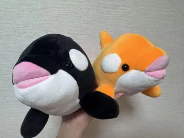고베 스마 씨월드 봉제 인형 범고래 2점