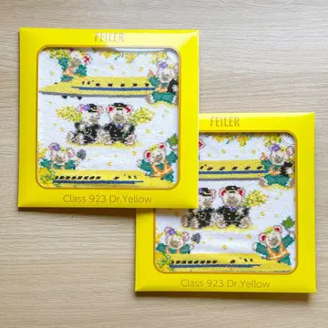 FEILER 손수건 Dr.YELLOW 2매 (블루)