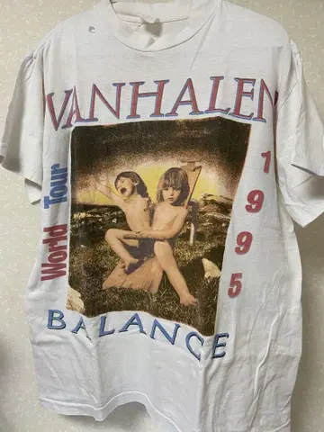 초레어 90년대 Van Halen 밴 헤일런 Balance 티셔츠