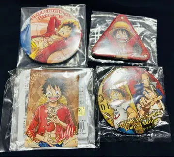ONE PIECE 원피스 루피 캔뱃지 4세트