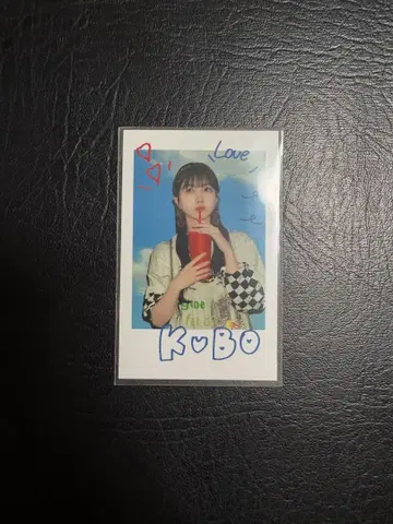 노기자카46 쿠보 시오리 NOGI CAFE 노기 카페 폴라로이드풍 스티커