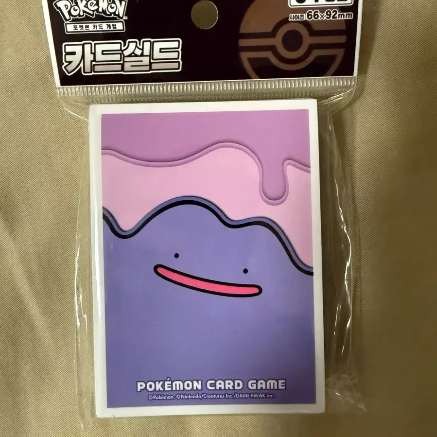 ditto card sleeves Pokemon Center Original Card Sleeves DonDon Donkan Yan? JAPAN OFFICIAL —  ToysOneJapan main image 0