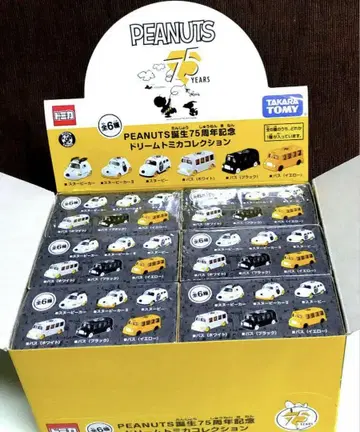 PEANUTS 탄생 75주년 기념 드림 토미카 6개 세트