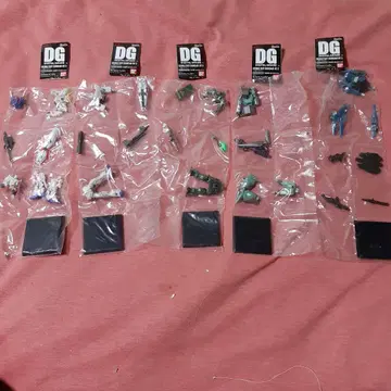 새상품 5종류 세트 디지털 그레이드 DG 기동전사 건담 UC 2 유니콘