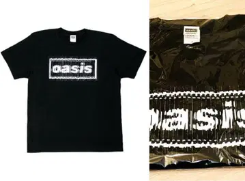 오아시스 티셔츠 로고 사이즈 XL oasis 30주년 특별전 굿즈