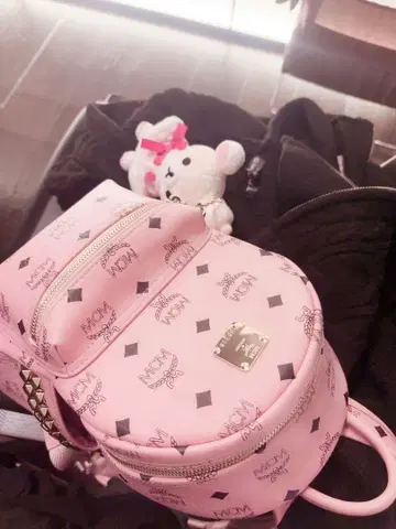 MCM 백팩 핑크 미니