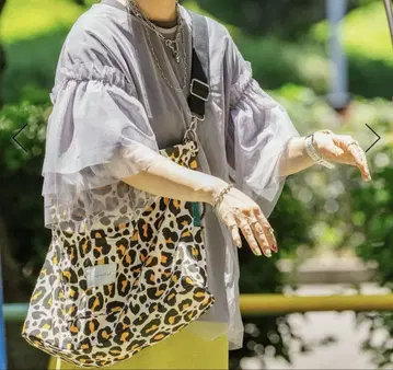 미와타라 기획 레오파드 무늬 숄더백 멀티백