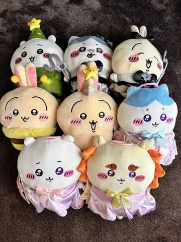 치이카와 (먼작귀) 봉제 인형 묶음 판매 8개