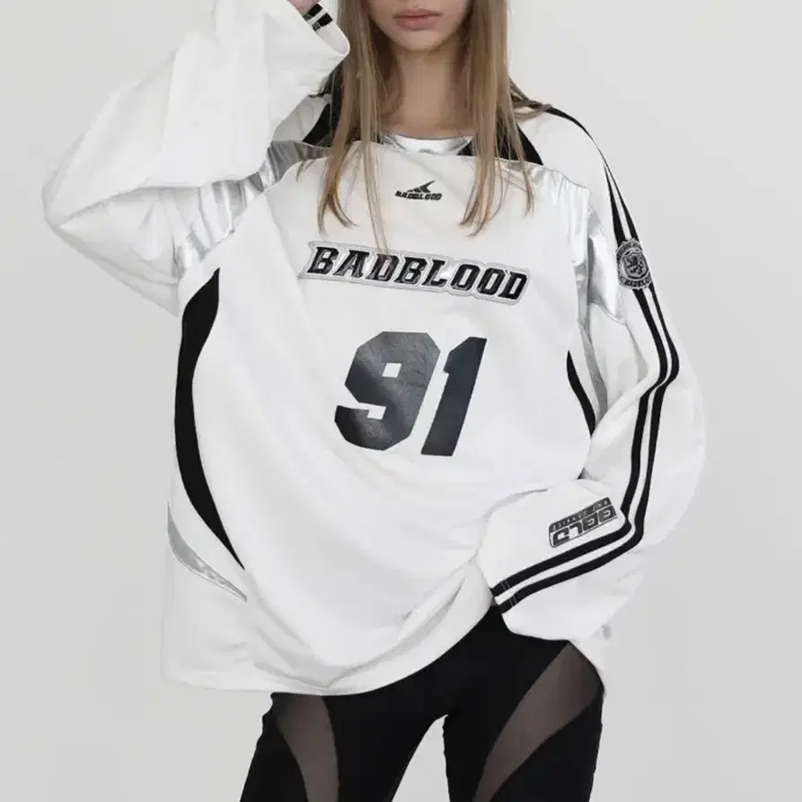トップス BADBLOOD Sports Club Jersey Long Sleeve MUSINSA | BADBLOOD Sports Club Jersey ADS Long Sleeve - Black