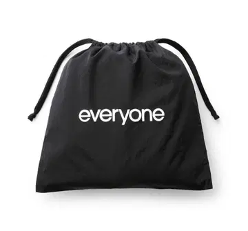 everyone nylon kinchaku pouch (BLACK)