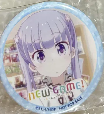 NEW GAME! 미니 앨범 Now Singing 특전 캔뱃지 아오바