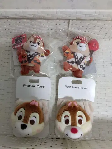 디즈니 스토어 칩&데일 칩과 데일 봉제 인형 키체인