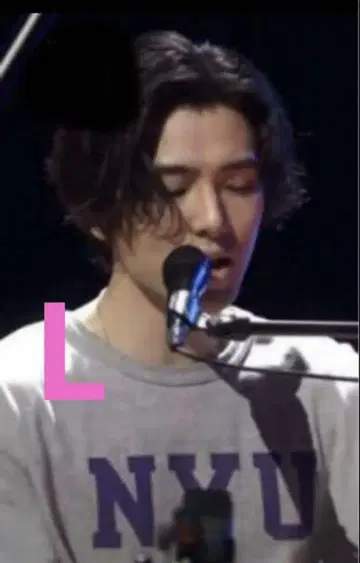 후지이 카제 착용 챔피온 NYU T셔츠 새상품 L