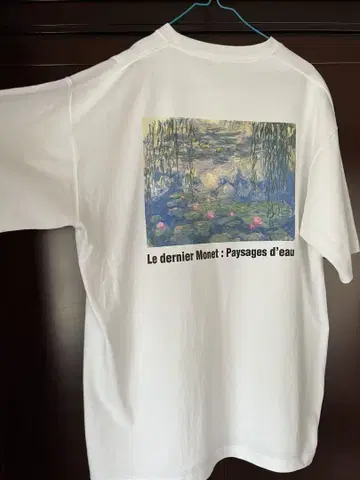 새상품 미사용 모네전 수련의 때 T셔츠 ART 아트 M size L