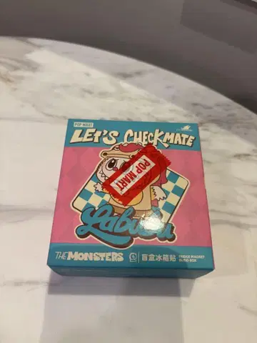 미개봉 POP MART LABUBU LET'S CHECKMATE 마그넷