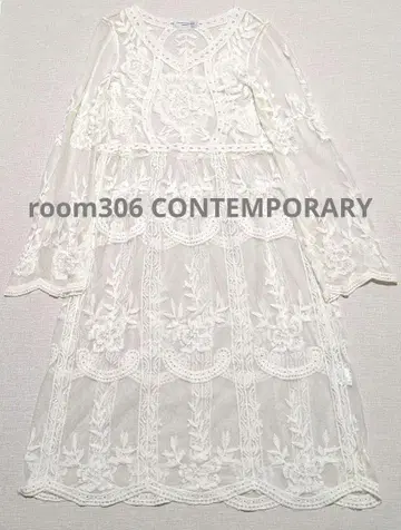 room306 CONTEMPORARY 자수 레이스 원피스