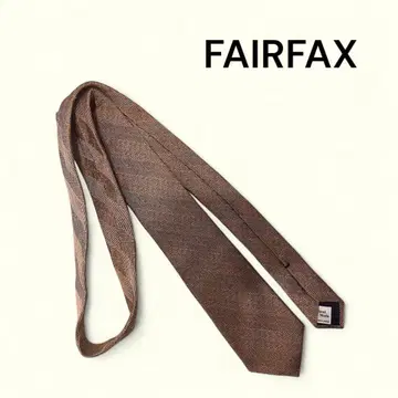 FAIRFAX 핸드메이드 넥타이 울 헤링본 베이지
