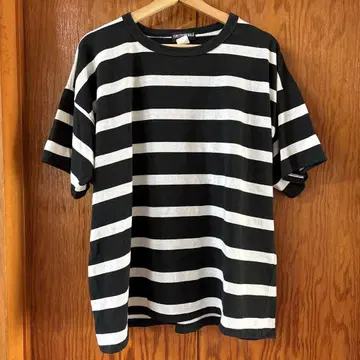 90s vintage 보더 티셔츠 화이트 블랙 XL USA제