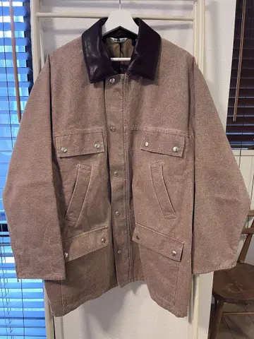 AURALEE ORGANIC CANVAS HUNTING BLOUSON 3