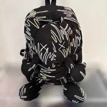 새상품 미사용 컬러풀한 선 봉제 인형 백팩